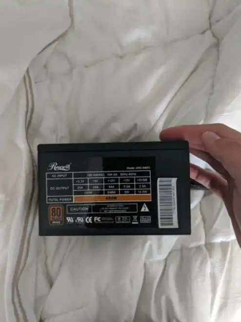 Rosewill Arc-M650 Power Supply Very Lightly