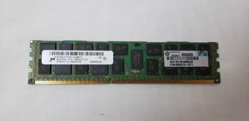 64Gb Micron Mt36Ksf1G72Pz-1G4 8Gb 2Rx4 Pc3L-10600 1333Mhz Reg Server Memory