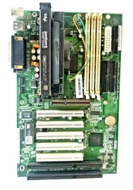 Bcm Kr632 Motherboard + Intel Pentium Ii 300Mhz Sl2Qc Cpu + H/S & Fan