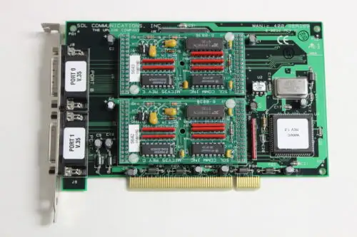Sdl Communications 6-0032 Wanic 400 Series Pci Adapter V.35 Dual Port