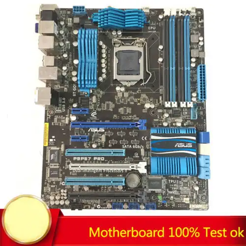 Für Asus P8P67 Pro P67 Lga1155 Ddr3 Motherboard Mainboard Arbeit