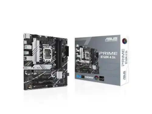 Asus Prime B760M-A D4 Intel B760 (Lga 1700)(13Th And 12Th Gen) Matx Motherboard