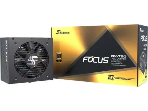Seasonic Focus Gx-750 750W 80+ Gold Full-Modular Fan Control In Fanless