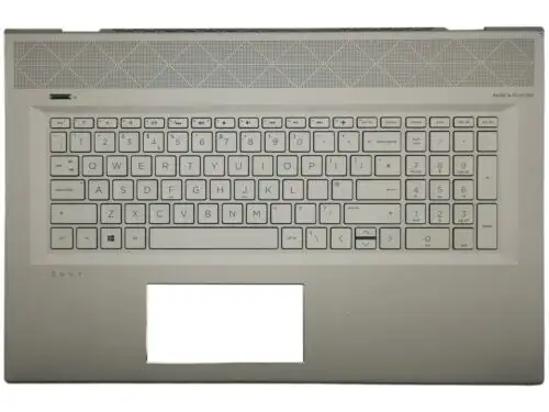 Hp Envy 17-Bw Palmrest Touchpad Cover Keyboard Silver Backlit L20714-031