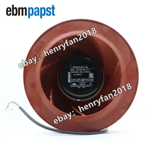 Ebmpapst R1G225-Af11-52 Ebm ventilatore centrifugo 48Vdc 95W ? 225Mm ventilatore del depuratore d'aria
