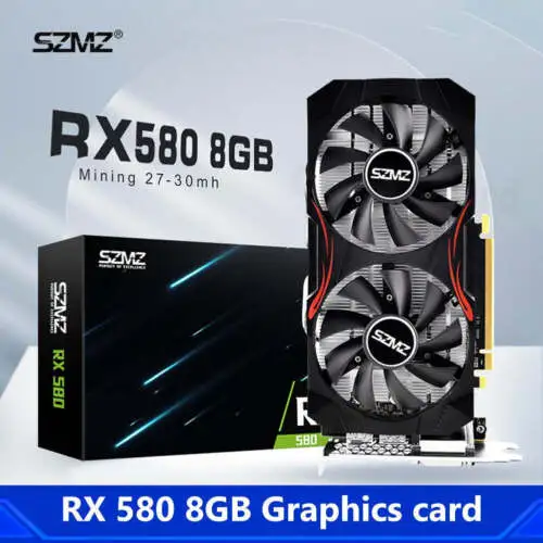 Original Rx 580 8Gb Video Card Rx580 Graphics Cards Mining Placa Graphics 1257 1