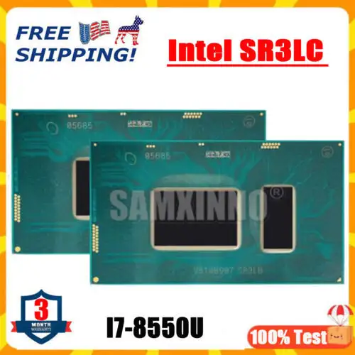 Intel Sr3Lc I7-8550U Bga Cpu Chip Chipset