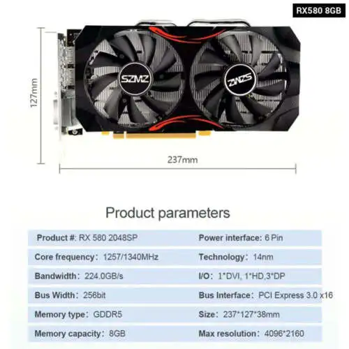 Gt730 2Gb Graphics Video Card Mute Fan Computer Graphics Card Hd Interface 902Mh