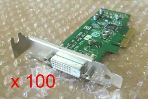 100 X Fujitsu Lr2910 Esprimo Mini Pci Dvi Add2 Flexislot Card S26361-D1500-V610