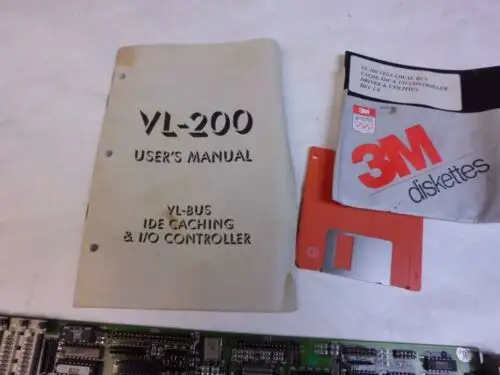 Vl-200 Jk9Vl200Ideio Generic Vl-Bus Ide Caching & I/O Controller With Manual And