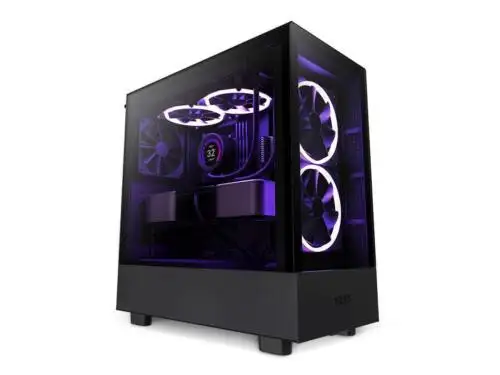 Nzxt H5 Elite - All Black Cc-H51Eb-01 Nero Sgcc Acciaio Vetro Temperato Atx