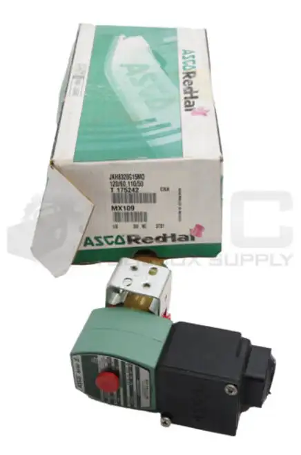 New Asco Jkh8320G15Mo Solenoid Valve 100Psi 1/8" W/ Mp-C-087 Coil 50/60Hz