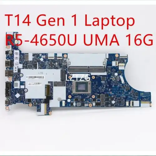 Motherboard For Lenovo Thinkpad T14 Gen 1 Laptop R5-4650U Uma 16G 5B20Z25379