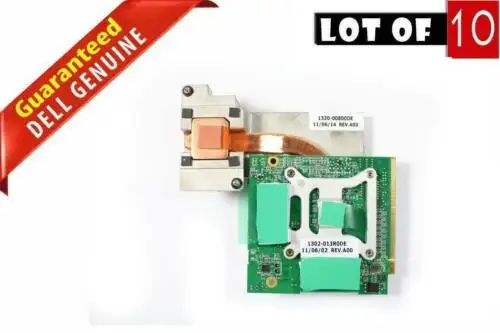 Lot X 10 Genuine Dell Xps One A2010 Graphics Video Card W/Heatsink Cu870 Wk897