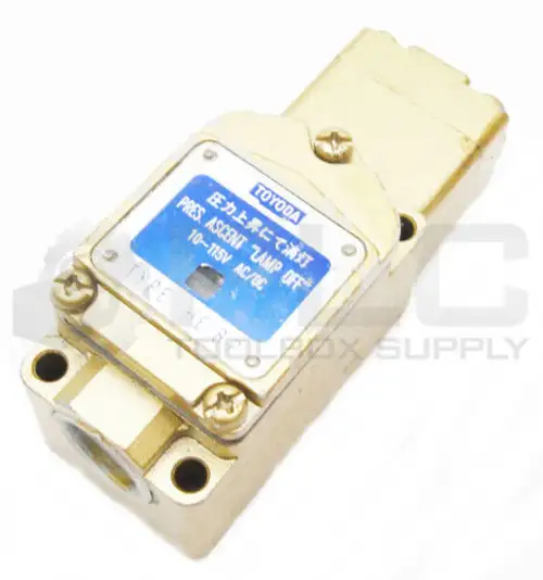 New Toyoda Type He-8P Pres. Ascent "Lamp Off" 10~115Vac/Dc