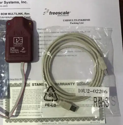 P&E Micro Debugger Multilink Usb-Ml-12E Bdm 6 Pin Hcs08 Hc(S)12(X) Programmer