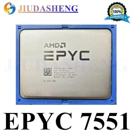 Amd Epyc 7551 2.0Ghz 32Core 64Threads Socket Sp3 Cpu Processor No Vendor Lock