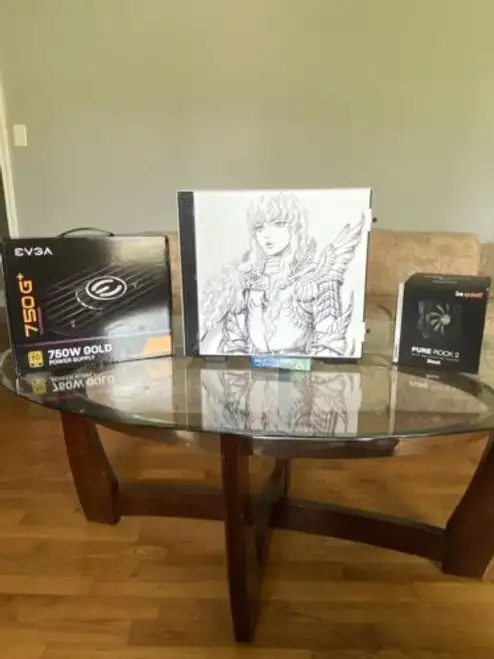 Custom Griffith (Berserk) Screen Printed Nzxt H210 Mini - Itx Case Bundle.