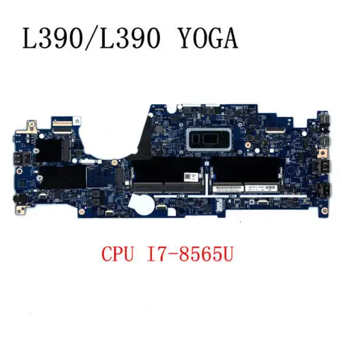 Para Lenovo Thinkpad L390/L390 Yoga Portátil Motherboard Cpu I7-8565U Fru 02Dl832