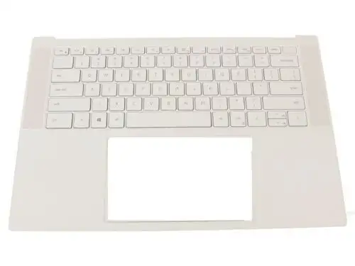 M4K2T 0M4K2T Dell Palmrest With Keyboard Assembly White For Xps 15 9500