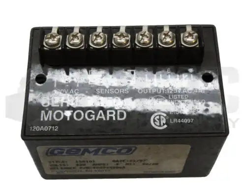 New Gemco 150101 Motogard Series 150 120V 4A 50/60Hz 604944006A