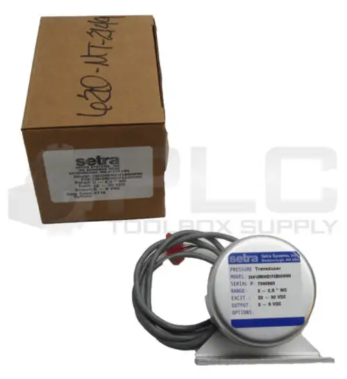 New Setra Systems 23912R5Wd1F2B03Wnn Transducer 0-2.5"Wc 22-30Vdc