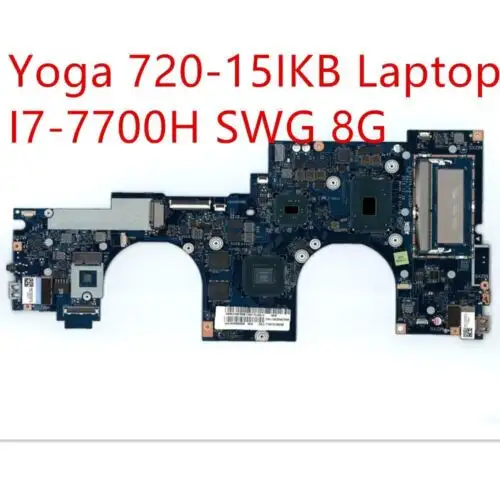 Placa Base Para Lenovo Ideapad Yoga 720-15Ikb Portátil I7-7700H Swg 8G 5B20N67856