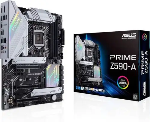 Asus Prime Z590-A Lga 1200 (Intel¬Æ11Th/10Th Gen) Atx Motherboard