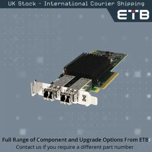 Dell Emulex Lpe31002 16Gb Fc Sfp+ Dual Port Low Profile Host Bus Adapter - Vgj12