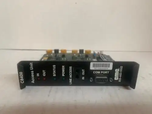 Communications Manufacturing Co C8400 Tecsaaaaaa Mecca Rem Tst Acc Un