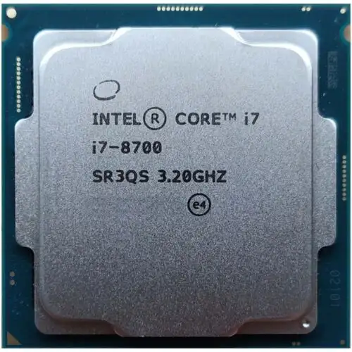 Cpu Processor Intel Core I7 8700 3 20Ghz Sr3Qs Lga1151 V2 Lga 1151 Computer