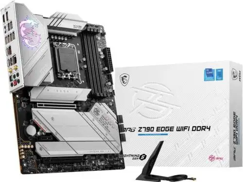 Msi Mpg Z790 Edge Wifi Ddr4 Lga 1700 Intel Z790 Sata 6Gb/S Ddr4 Atx Motherboard