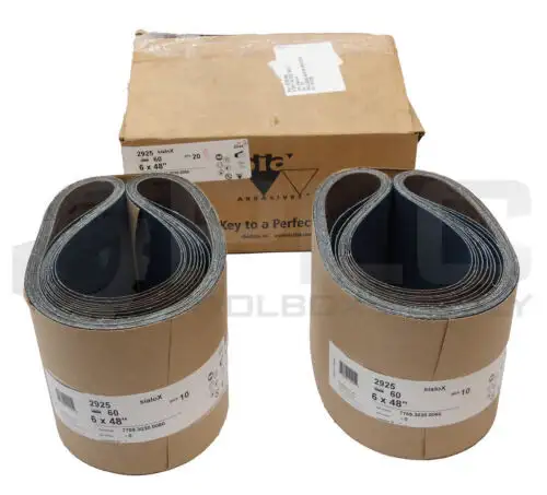 Nuovo di 20 Sialox 2925 Nastro Abrasivo 6X48" 60 Grana