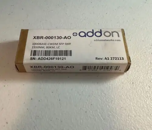 Addon Xbr-000130-Ao Acp 2G Cwdm Lc Sfp 1550Nm Ddm Brocade Compliant 80Km