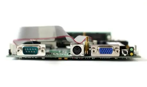 Sbc W/ 5X86-133 Cpu Disk On Chip Ram Video Serial Ps2