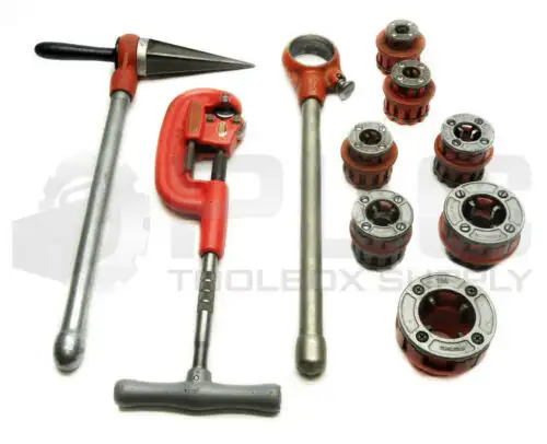 Ridgid 111-R Pipe Threader Pipe Cutter 2A/202 Reamer Set 1/8" - 1-1/4"