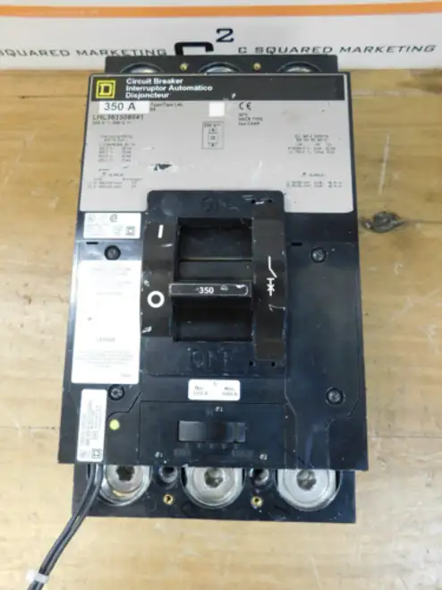 Square D Lhl363508041 350Amp 600V Shunt Trip Circuit Breaker Csq