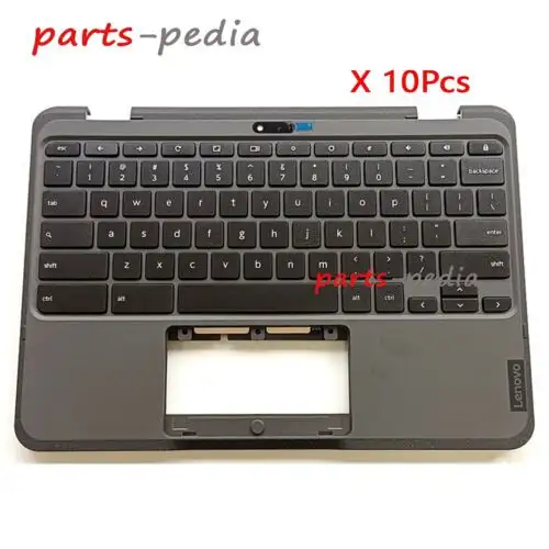 10Pcs 5M11C88952 For Lenovo 500E Chromebook Gen 3 Palmrest Us Keyboard Kb Bezel