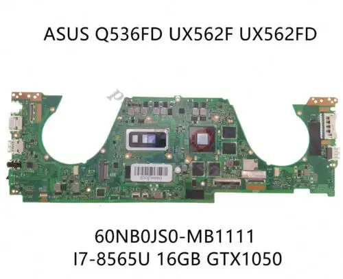 60Nb0Js0-Mb1111 Carte mère Ux562Fd pour Asus Ux562Fd Ux562F W/I7-8565U