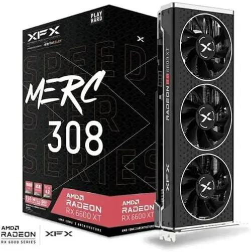 Xfx Speedster Merc 308 Amd Radeon Rx 6600 Xt Black (Rx-66Xt8Tbdq) Brand