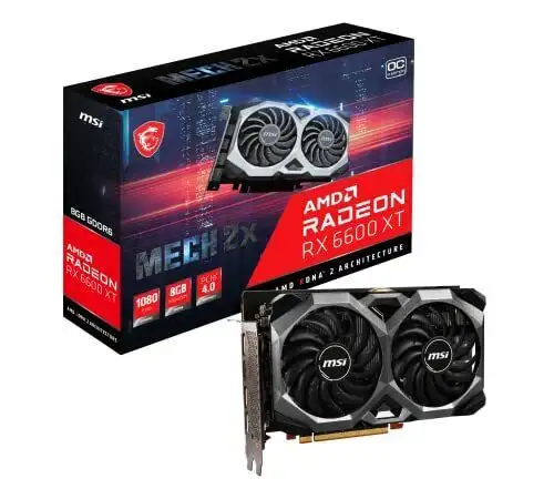 Msi Radeon Rx 6600 Xt Mech 2X 8G Ocv1 Graphics Board Vd7910