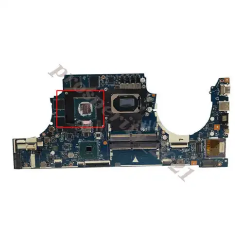 For Hp 15-Dk0000Tx 15-Dk With I7-10750H Cpu N18P-G61-Mp2-A1 Motherboard La-J641P