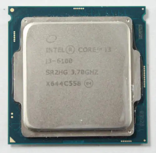Intel Core I3-6100 - 3.7 Ghz Dual-Core (Sr2Hg) Processor