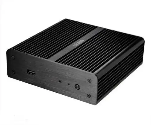 Akasa ton Passive Fanless Aluminum Nuc Chassis Ak-Itx07-Bk06