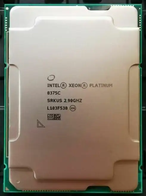 8375C Cpu Intel Xeon Platinum 32 Cores 2.9 Ghz Up To 3.5Ghz 54Mb 300W Lga4189