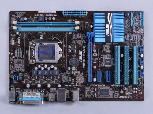 Asus P8H61 Plus Motherboard Intel H61 Socket Lga 1155 Ddr3