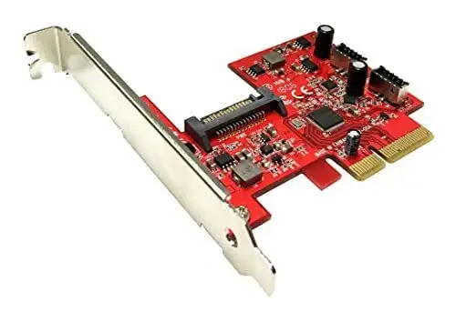 Pex-Ub152 Usb 3.2 Gen 2 (10 Gbps) 2-Port Type 2X Type-C Internal 20-Pin Key-A