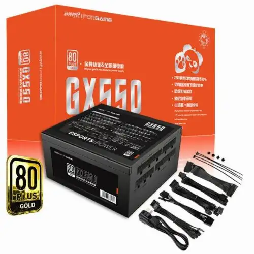 Iforgame Panda Gx550 550W Full Modular Power Supply 80 Plus Gold Certified