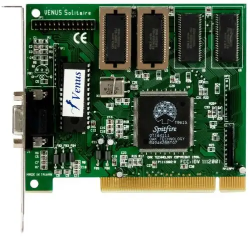 Oak Oti64111 2Mb Venus Solitaire Pci Vga