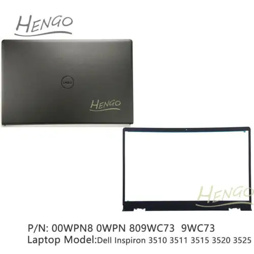New 00Wpn8 09Wc73 For Dell Inspiron 3510 3511 3515 3520 3525 Rear Lid & Bezel